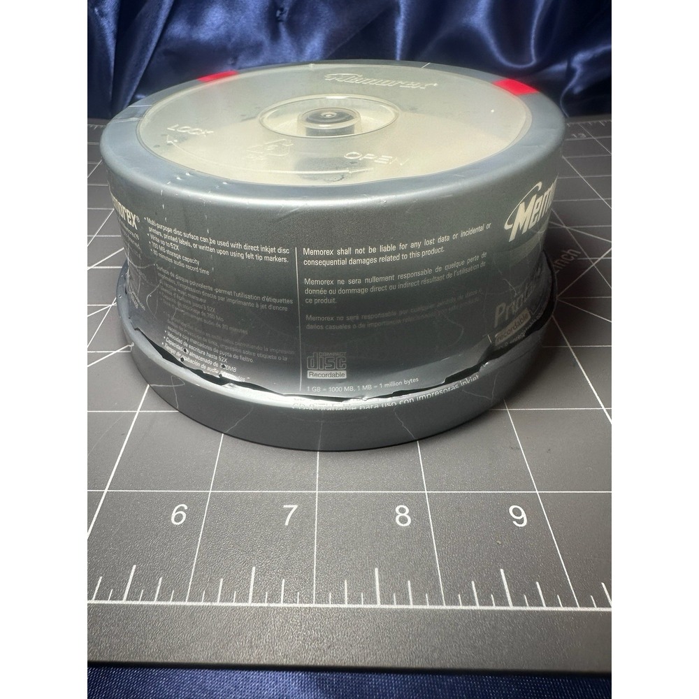 Memorex DVD-R 26-Pack 52x 700 MB 80 Minutes Partial (26) BRAND NEW Open Box - Picture 5 of 6